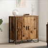 Bufet cu raft cu depozitare cu ușă Maro 78 x 35.5 x 74.5 cm Lemn compozit