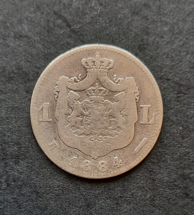 1 Leu "Carol I" 1884, Romania - A 5839