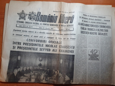 romania libera 24 februarie 1989-art. judetul cluj foto