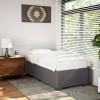 VidaXL Cadru de pat, gri, 90x190 cm, piele ecologică 3284538