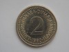2 DINARI 1990 IUGOSLAVIA, Europa