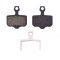 Set placute semimetalice,compatibil DB5, DB3, DB1, Elixir R, CR, CR Mag, 1, 3, 5... Cod:AWR0227