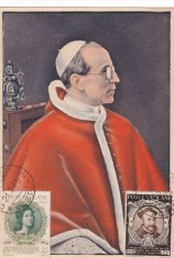 FILATELIE TEMATICA - CARTE POSTALA VATICAN RELIGIE