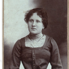 Romania CDV PORTRET DE DOAMNA Atelier Fay Marton Resicza