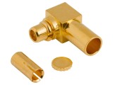 Conector MMCX mufă tată &icirc;n unghi 90&deg; - Micro-cable