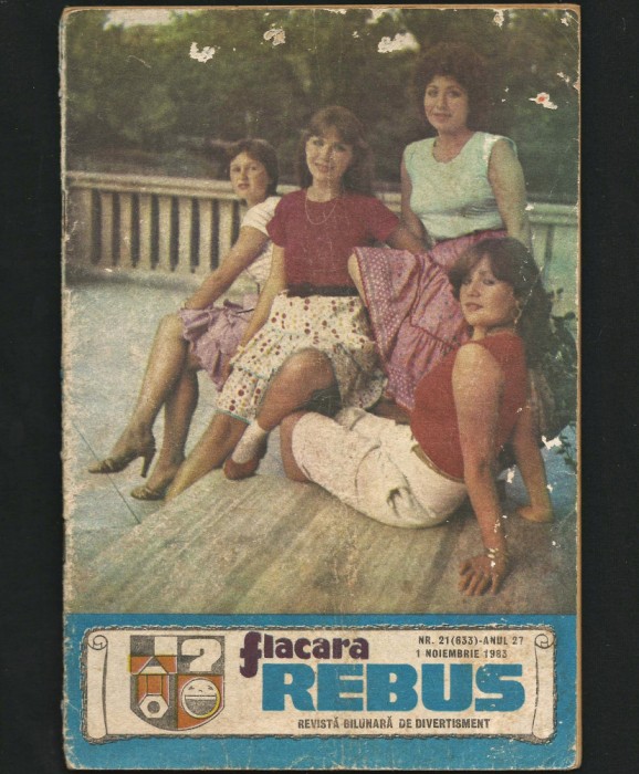 REBUS FLACĂRA - REVISTĂ DE DIVERTISMENT NR. 21 (633) ANUL 27 - 1 NOIEMBRIE, 1983