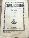 M. MF - Interbelica- Cuvant de deschidere - Zeno - Cluj -1933