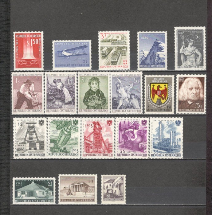 Austria.1961 An complet 12 serii MA.604
