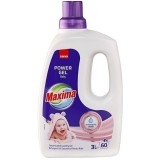 Detergent gel concentrat pentru rufe Sano Maxima Baby, 60 spalari, 3 l