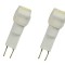Set 2 becuri auto Vecta 12V T5 W2x4.6d cu 1 led SMD 5050SMD , alb AutoDrive ProParts