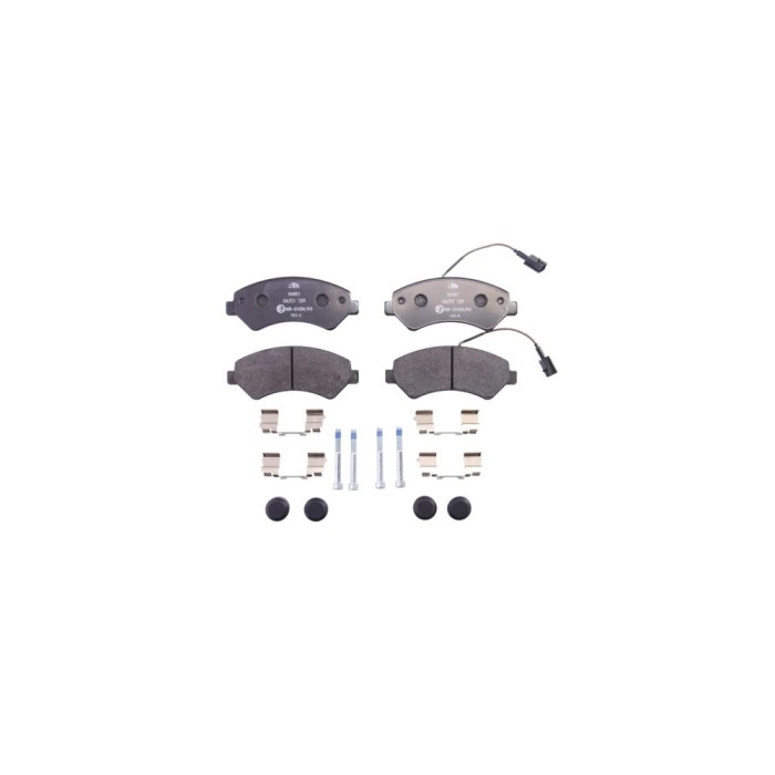 Placute frana PEUGEOT BOXER platou sasiu ATE 13046048112