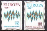 TURCIA 1972, EUROPA CEPT, serie neuzata, MNH
