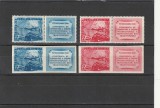 ROMANIA 1949 LP 258 LP 258 a CONFERINTA TRANSPORTURI DANTELAT + NEDANTELAT SERII MNH