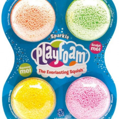 Set spuma de modelat cu sclipici 4 culori - Playfoam | Educational Insights