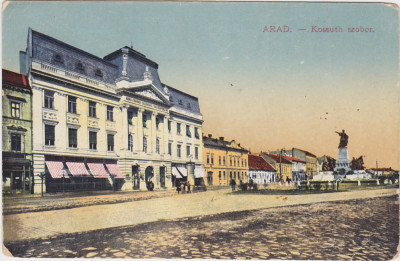 CP ARAD KOSSUTH SZOBOR ND(1917) foto