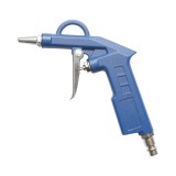 Pistol de suflat cu aer comprimat, duza scurta 28 mm, albastru