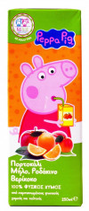 Peppa Pig 100% suc natural (mere-portocale-piersica-caisa) Bax 6 X 250 ml foto