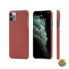 Husa pentru Apple iPhone 11 Pro Pitaka MagEZ Car Herrignbone Rosie KI1107