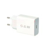 Incarcator Priza Type-C Fast Charge 18W Alb (Fara Cablu) MCS-18, Compatibil iPhone 11/Pro/Max