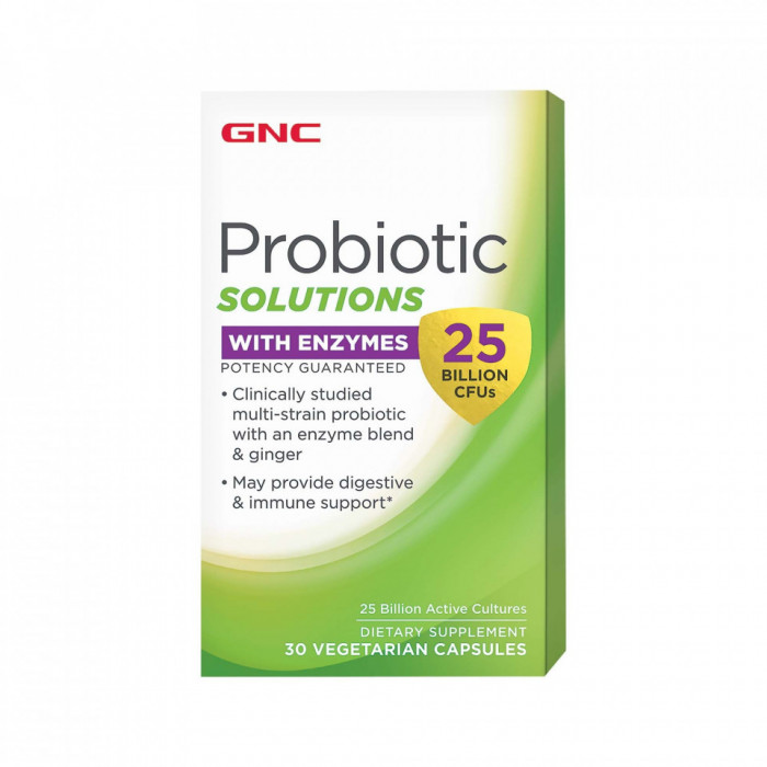 Probiotic cu enzime digestive 25 miliarde CFU, 30cps, GNC