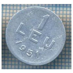 AX 754 MONEDA- ROMANIA - 1 LEU -ANUL 1951 -STAREA CARE SE VEDE