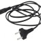 Cablu Alimentare 2x0,5mm2 CEE 7/16 la IEC C7 1,5m Negru