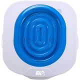 Adaptor de toaleta pentru pisici Linomag&reg;, Kit pentru educare pisicii la toaleta, Albastru