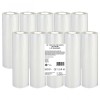 Set 10 role pungi vidat gofrate, dimensiuni 200x6000 mm, transparente, grosime 85 microni, preparare sau depozitare Sous Vide