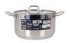 Cratita inox cu capac, 9.5 litri, model Hotel