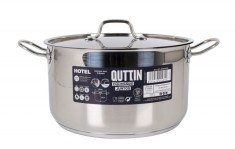 Cratita inox cu capac, 9.5 litri, model Hotel