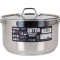 Cratita inox cu capac, 9.5 litri, model Hotel