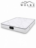 Saltea ortopedica Wolke Pocket Spring Relax 160x200x20 cm, 17 cm arcuri individuale tip Pocket Spring, 3 cm spuma poliuretanica, fermitate moale