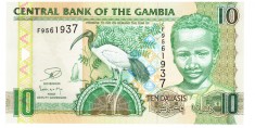 Gambia 10 Dalasis 2013 P-26 UNC