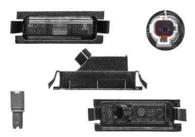 Lampa numar Hyundai I30 (Gd) 03.12-03.17 Hatchback 3/5 usi; Kia Cee&amp;amp;#39;d (Ed) 10.06-08.09/08.09-08.12 model ProCee&amp;amp;#39;d, Cee&amp;amp;#39;d (Eu) 5 usi 06.12 foto