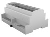 Carcasă șină DIN ITALTRONIC 8 module Gri ABS 90.5x142.3x62mm