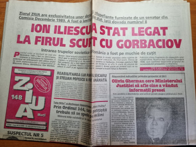ziarul ZIUA 6 decembrie 1994-ionut lupescu,ovidiu gherman,ion iliescu foto