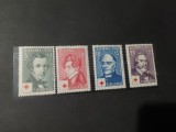 Finlanda 1948 &ndash; Crucea Roșie, serie completă 4 timbre MNH (neștampilate) &ndash; A40