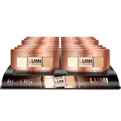 Set 12 bucati Paleta iluminator Lumi Strobing Professional, Revers, 12,5 g foto