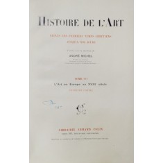 Histoire de l&#039;Art, par Andre Michel, Tom VII, Paris, 1923