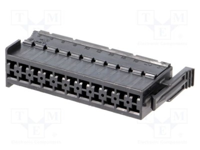 Conector cablu-cablu JPT mamă 22 PIN negru TE Connectivity foto