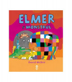 Elmer şi monstrul - Paperback - David McKee - Pandora M