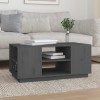 VidaXL Măsuță de cafea, gri, 90x49x40,5 cm, lemn masiv de pin 814401