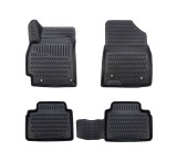 Covorase Auto Tip Tavita Cauciuc ALM Hyundai Elantra 7 (2021-2024), Negre, Fata + Spate, Fixare Clips