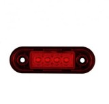 Lampa LED Rosii Pozitie Remorca 12-36V, 4 LED, 84x27mm, Consum Redus, Rezistenta Apa/Soc