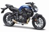 MAISTO MOTOCICLETA METALICA CU STAND EDITIE SPECIALA YAMAHA MT 07 SCARA 1 LA 18 SuperHeroes ToysZone