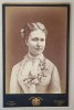 PHOTOGRAPHIE J. LOWY , WIEN , PRINTESA STEPHANIE A BELGIEI , FOTOGRAFIE CABINET , SFARSIT DE SECOL XIX