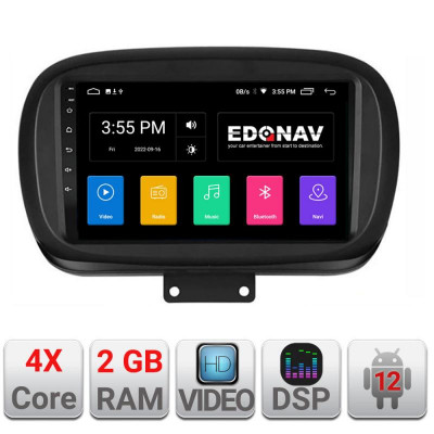 Navigatie dedicata Fiat 500 2014- A-539 2+16 GB Android Waze USB Navigatie Internet Youtube Radio CarStore Technology foto