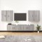 vidaXL Set dulapuri TV, 6 piese, gri sonoma, lemn prelucrat 3188716