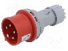 Conector alimentare AC, IEC 60309, IP44, 16A, 0,4kV, 5 pini, TAIZHOU BAOLUDA ELECTRIC - QX-3