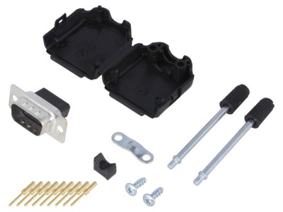 Conector D-Sub 9-PIN tată crimpabil foto